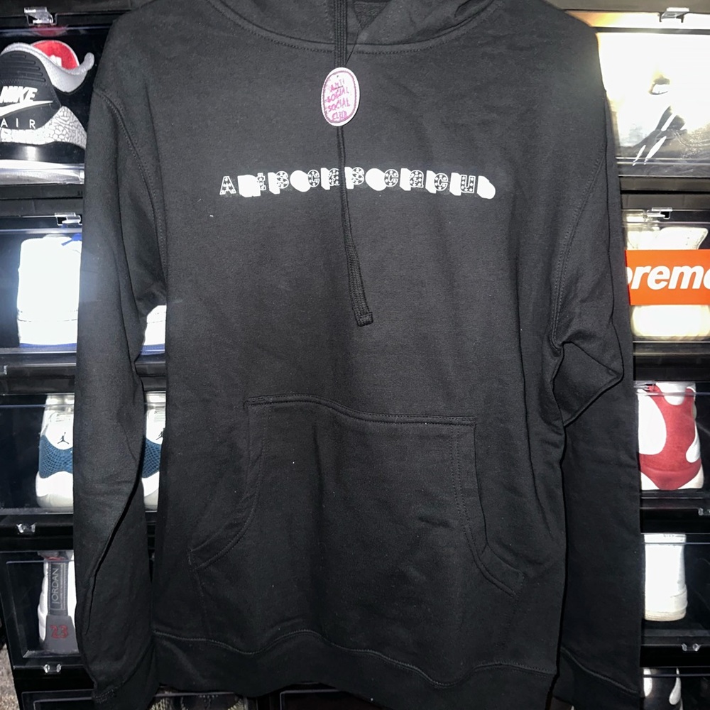 Anti Social Social Club Black Crew Neck Sweater